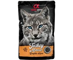 ALPHA SPIRIT WET putėsiai katėms su kalakutiena 85g 6vnt