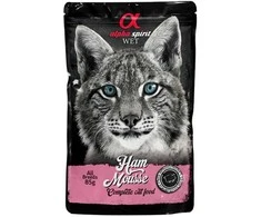 ALPHA SPIRIT WET putėsiai katėms su kumpiu 85g 6vnt