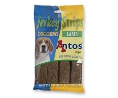ANTOS Jerkey Strips Lamb 20vnt. plokštelės su ėriena