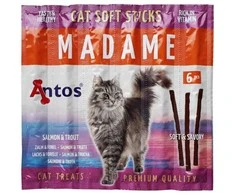 ANTOS MADAME Mėsos lazdelės katėms lašiša/tunas