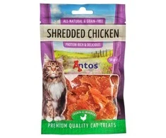 ANTOS Shredded Chicken skanėstai katėms su vištiena 50g