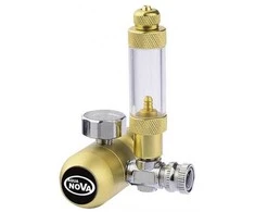 AQUA NOVA CO2 reguliatorius su burbuliukų skaičiuotuvu