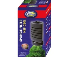 Aqua Nova NSF-C80L oru varomas kampinis kempininis vidinis filtras 80L/val
