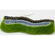 AQUA NOVA oro burbuliuku juosta su žolyte 16x5cm
