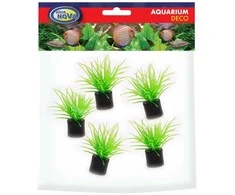 AQUA NOVA plastikinis augalas 3cm 5vnt