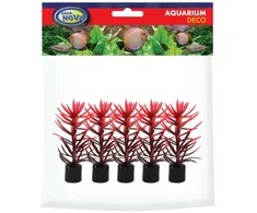 AQUA NOVA plastikinis augalas 8cm 5vnt