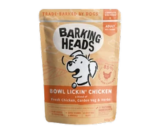 Barking Heads Bowl Lickin' vištiena konservai šunims su vištiena 300g