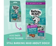 Barking Heads Tummy Lovin Care žuvis šunims su žuvimi 2kg