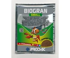 PRODAC BIOGRAN SMALL smulkios granulės žuvims 15g