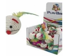 Croci Spa CAT TOY žaislas katėms 4.5cm pelės 2vnt (40)
