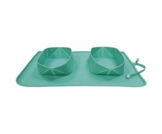Croci Spa Silicone Bowl kelioninis dubenėlis 38x22x5cm