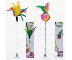 Croci Spa spyruoklė su plunksnomis katėms 29cm 1 vnt.