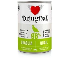 DISUGUAL MonoProtein konservas šunims su putpelėm 400g (6)