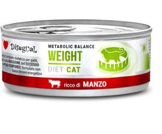 DISUGUAL Weight konservas katėms su jautiena 85g (12)