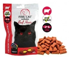 FINE CAT pagalvėlės katėms su jautiena 60g (14)