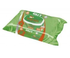 GILL'S servetėlės augintiniams su chlorheksidinu ir aloe vera, 40vnt