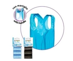 Croci Spa Bags mėlyni maišeliai su rankenomis 3x20vnt.