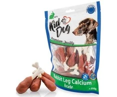 KIDDOG Bone šlaunelė su triušiena ir kalciu 80g (150)