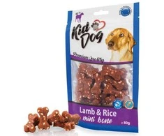 KIDDOG Bones kauliukai ėriena su ryžiais 80g (150)