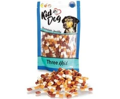 KIDDOG Dental Three Mix 3 skonių skanėstai 80g