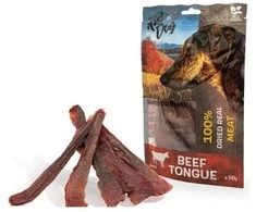 KIDDOG jautienos liežuvis plonom juostelėm 50g (100)