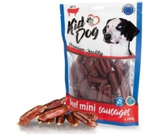 KIDDOG Mini dešrelės su jautiena 250g (40)