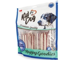 KIDDOG Sandwich jautienos ir menkės juostelės 500g