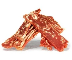 KIDDOG Slices plačios jautienos juostelės 250g