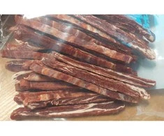 KIDDOG Strips jautienos natūralios juostelės 500g