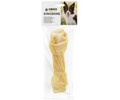 Croci Spa King Bone Kaulas baltas su mazgu 100g 20cm