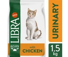 LIBRA CAT URINARY pašaras katėms su vištiena 1.5kg