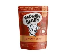 MEOWING HEADS Top Cat Turkey (kalakutiena/jautiena/vištiena) 100g