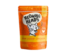 MEOWING HEADS Paw Lickin' Chicken (vištiena/jautiena) 100g