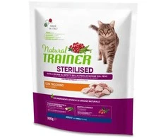 None NATURAL TRAINER Cat Adult Sterilised kalakutiena su kalakutiena 0.3kg