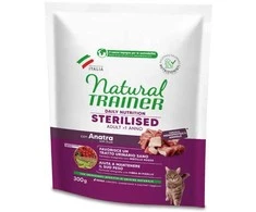 Natural Trainer Cat adult Sterilised su antiena 0.3kg