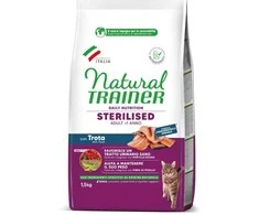 Natural Trainer Cat adult Sterilised TROUT su upėtakiu 1.5kg (6)