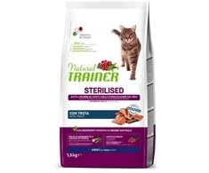 Natural Trainer Cat adult Sterilised TROUT su upėtakiu 1.5kg (6)
