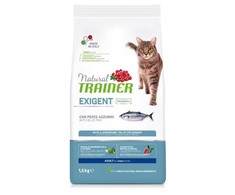 Natural Trainer CAT EXIGENT Mėlynas FISH su melsvaja žuvimi 1.5kg (6)