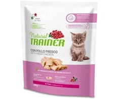 None NATURAL TRAINER Cat Kitten Chicken kačiukams su vištiena 0.3kg