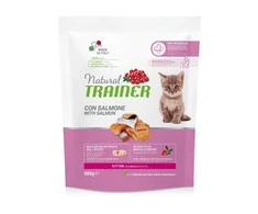 Natural Trainer Cat Kitten lašiša kačiukams su lašiša 0.3kg