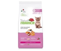 Natural Trainer Cat Kitten lašiša kačiukams su lašiša 1.5kg (6)