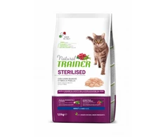 Natural Trainer Cat Adult Sterilised kalakutiena su kalakutiena 10kg
