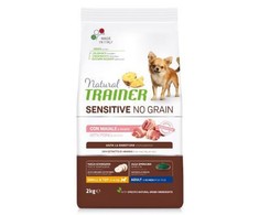Natural Trainer ADULT DOG SENSITIVE NO GRAIN MINI PORK kiauliena 2kg (6)