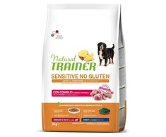 NT ADULT DOG SENSITIVE NO GLUTEN M/M RABBIT (triušiena) 3kg