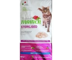 Natural Trainer Cat Adult Sterilised kalakutiena su kalakutiena 10kg