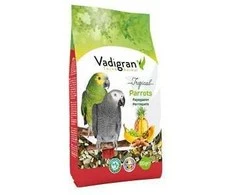 VADIGRAN Parrot Tropical lesalas didžiosioms papūgoms su vaisiais 650g