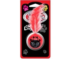 PET NOVA Plastic Ball kamuoliukas su plunksna 3vnt