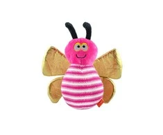 PET NOVA Pink Bee pliušinė rožinė bitė šunims 22cm