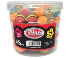 PET NOVA spalvoti kamuoliukai ~70vnt