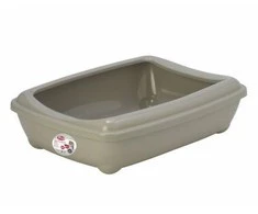 Pet Nova tualetas katėms, 50 cm, pilkas